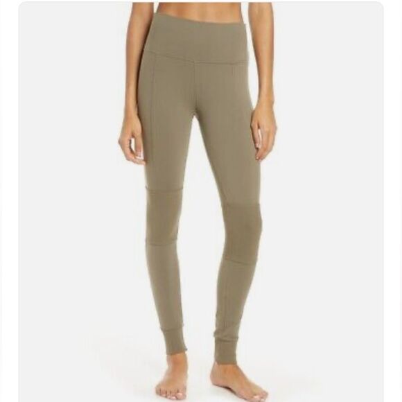 Alo yoga high waisted avenue leggings olive green Size S - Picture 1 of 7
